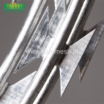 Hot Dipped Galvanized Razor Concertina Barbed Wire